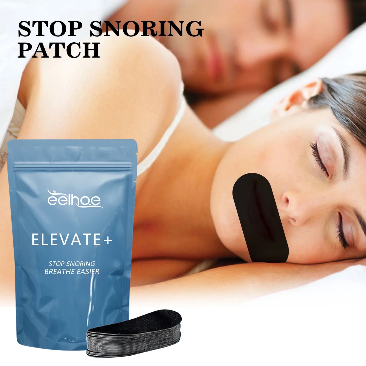 Anti Snoring Sticker Promote Better Sleep Improve Mouth Breathing Reduce Snore Nighttime Sleep Mouth Correction Tape for Adult